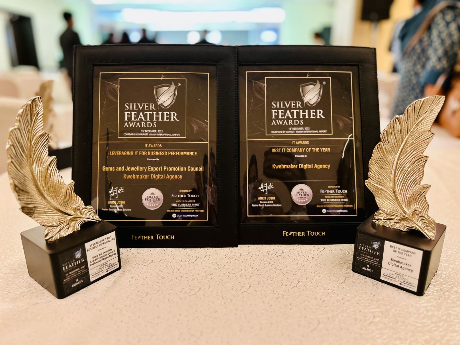 Kwebmaker Digital won at Silver Feather Awards  -2023